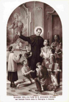 Anteprima di Quadro dell'altare di S. Giovanni Bosco nel Tempio Votivo della S. Famiglia in Ancona