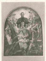 Anteprima di Tela di San Giovanni Bosco nella cappella della Sede Centrale della Gioventù Operaia Cattolica Ungherese a Budapest (1943)