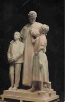 Anteprima di Monumento a Don Bosco con i giovani (Gruppo scultoreo)