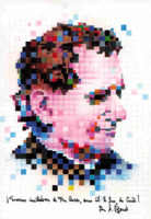 Anteprima di Don Bosco dipinto dal computer (Augurio pasquale del Rettor Maggiore)