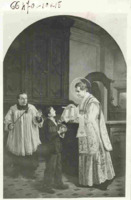 Anteprima di Don Bosco nella sacrestia di S. Francesco d'Assisi a Torino con Bartolomeo Garelli