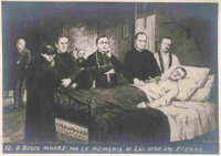 Anteprima di D. Bosco muore, ma la memoria di lui vive in eterno