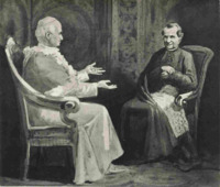 Anteprima di Don Bosco a colloquio con il Papa