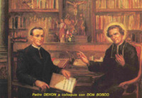 Anteprima di Padre Dehon a colloquio con Don Bosco