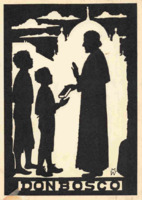 Anteprima di Don Bosco e i giovani (Profilo a silhouette)