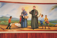Anteprima di Don Bosco e Mamma Margherita con ragazzi africani (Nairobi)