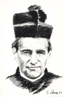 Anteprima di Ritratto di San Giovanni Bosco con berretta (disegno)