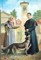 Anteprima di Don Bosco e Mamma Margherita con il cane "Grigio"