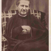 Anteprima di Cartolina postale ufficiale con la fotografia di Don Bosco a Barcellona (1886)