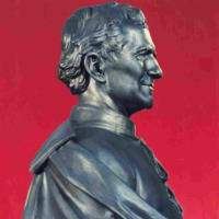 Anteprima di Busto di San Giovanni Bosco in bronzo (Profilo)